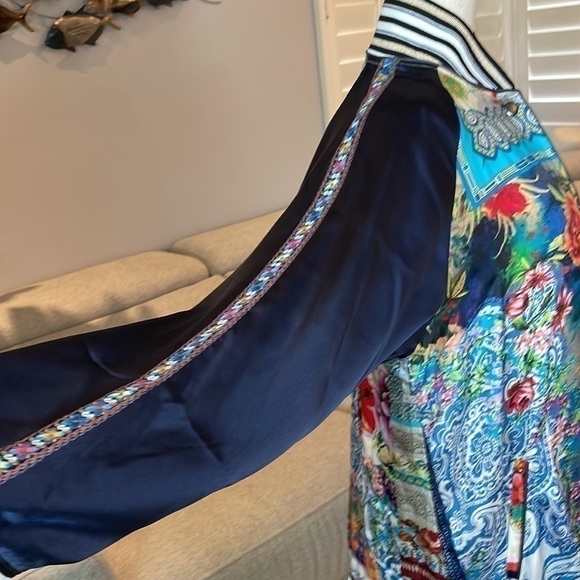 Johnny Was silk tropical coat (reversible) NWT (oversized) - Picture 8 of 14